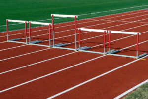 Uneven hurdles
