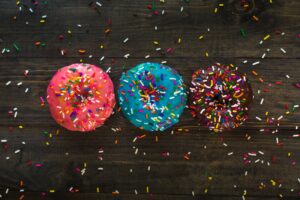 Sugary doughnuts